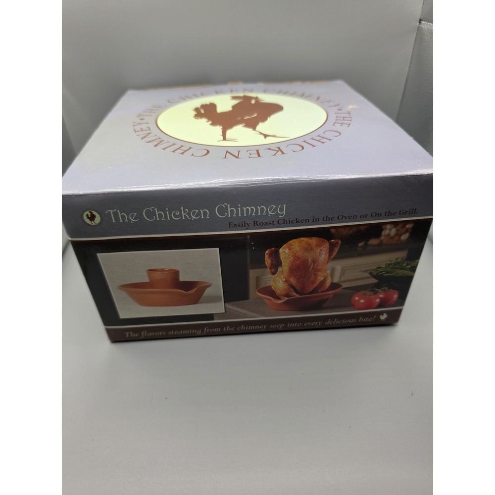The Chicken Chimney Simonton Ceramic Chicken Roaster Oven Grill Thailand w/ Box - Picture 13 of 16
